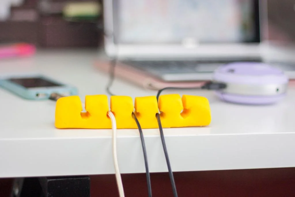 DIY Fimo Kabelhalter