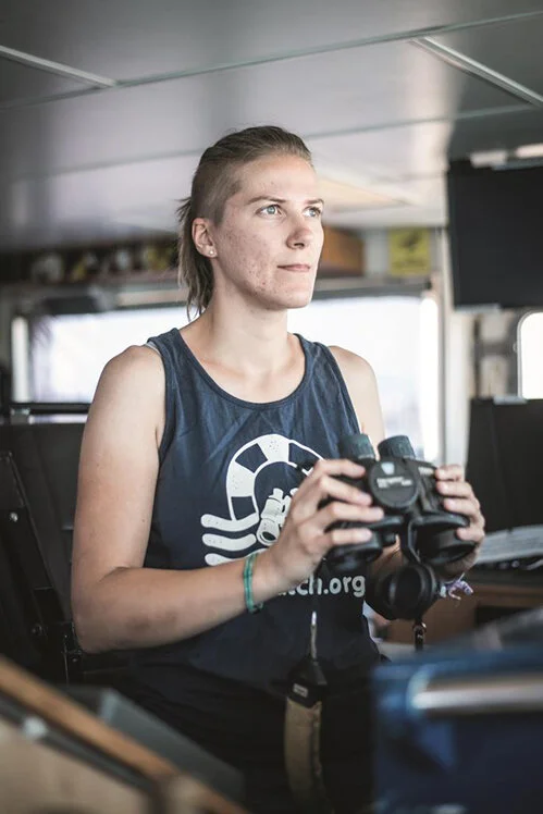 Lina Schulze, Offizierin auf der Sea-Watch 3