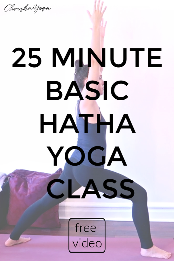 25 Minute Basic Hatha Yoga for Beginners — ChriskaYoga