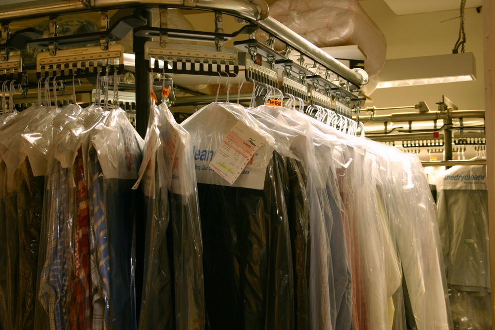 Dry cleaners don't have enough hangers