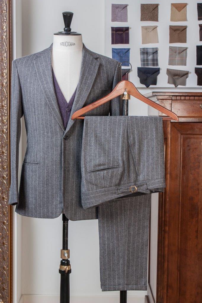 Gray+Grey+Flannel+Chalkstripe+3+piece+Suit+-+2+buttons+-+Paisley+Lining+-+Purple+Waistcoat+-+Fishtail+Trousers+buckle+and+turnup+(1).jpg