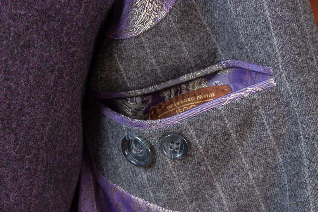 Gray+Grey+Flannel+Chalkstripe+3+piece+Suit+-+2+buttons+-+Paisley+Lining+-+Purple+Waistcoat+-+Fishtail+Trousers+buckle+and+turnup+(9).jpg