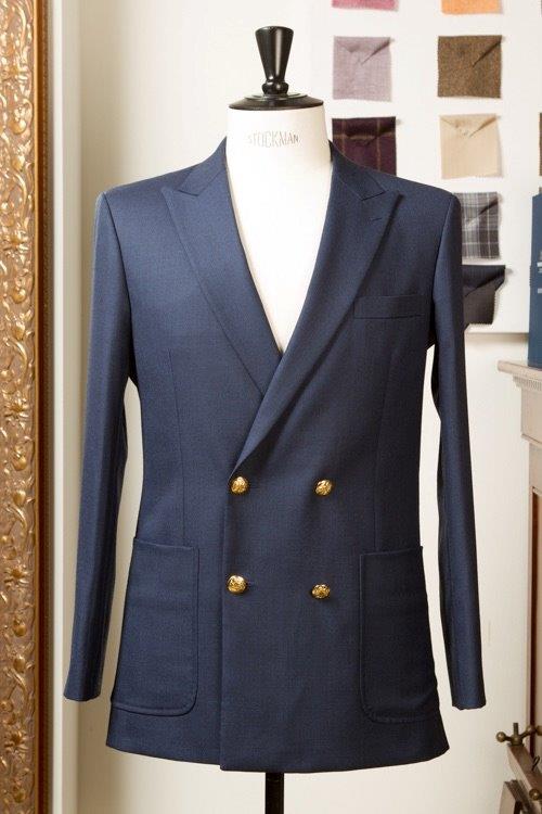 Blue+Hopsack+Double+Breasted+Blazer+Sportsjacket+with+Golden+Like+Buttons+and+Peak+Lapels.jpg