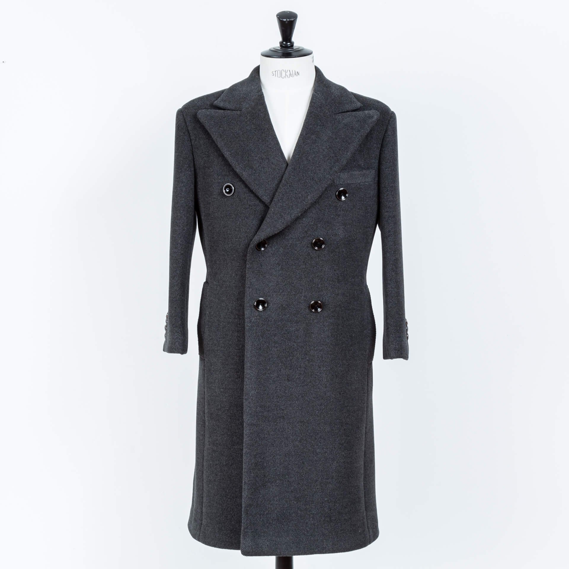 Classic Overcoat Lambswool Double Breasted.