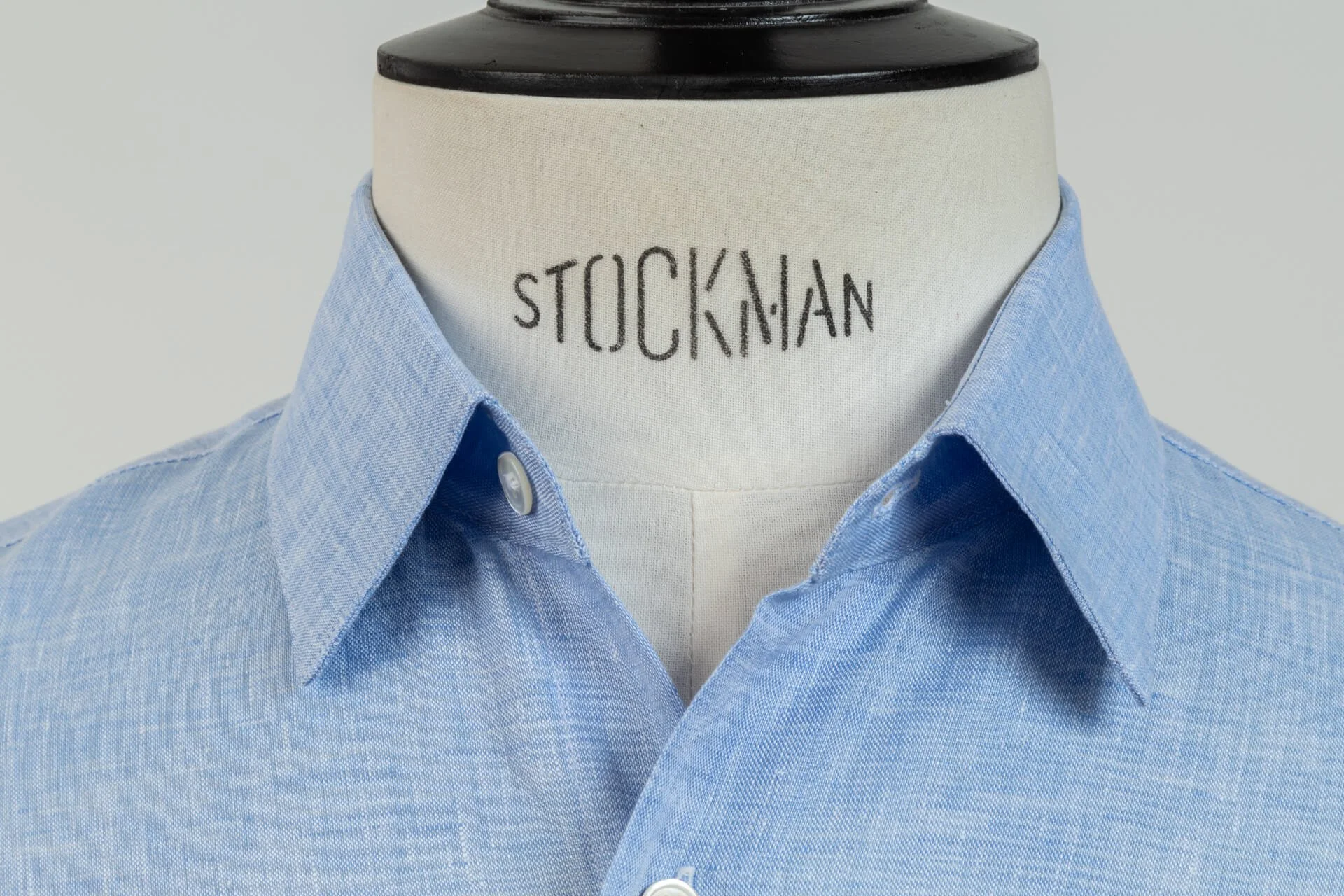 Bespoke Shirt Linen Blue