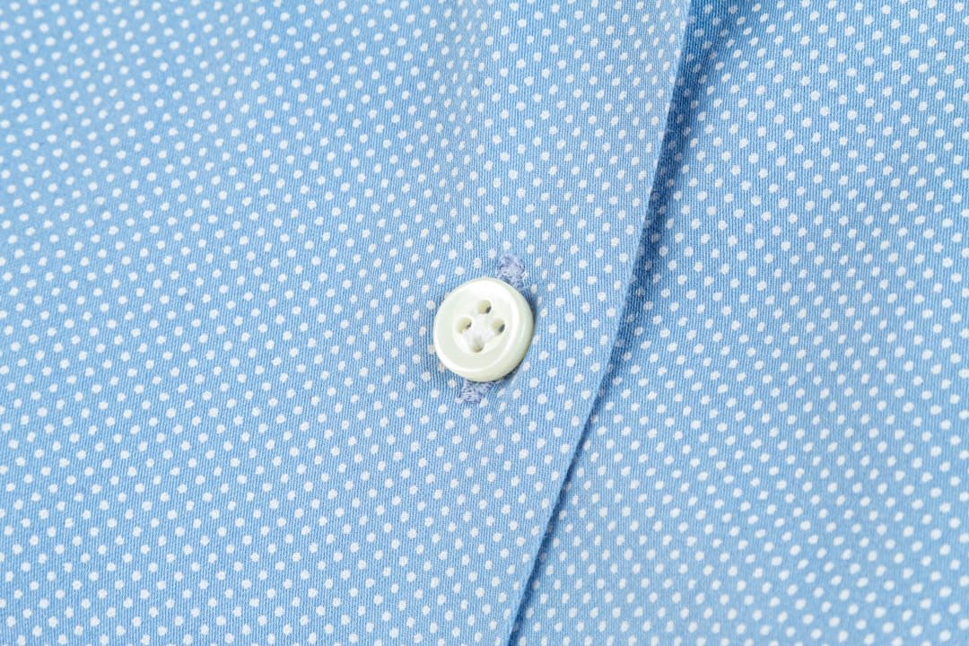 Ladies Blouse Blue Cotton Fancy Tailor Made