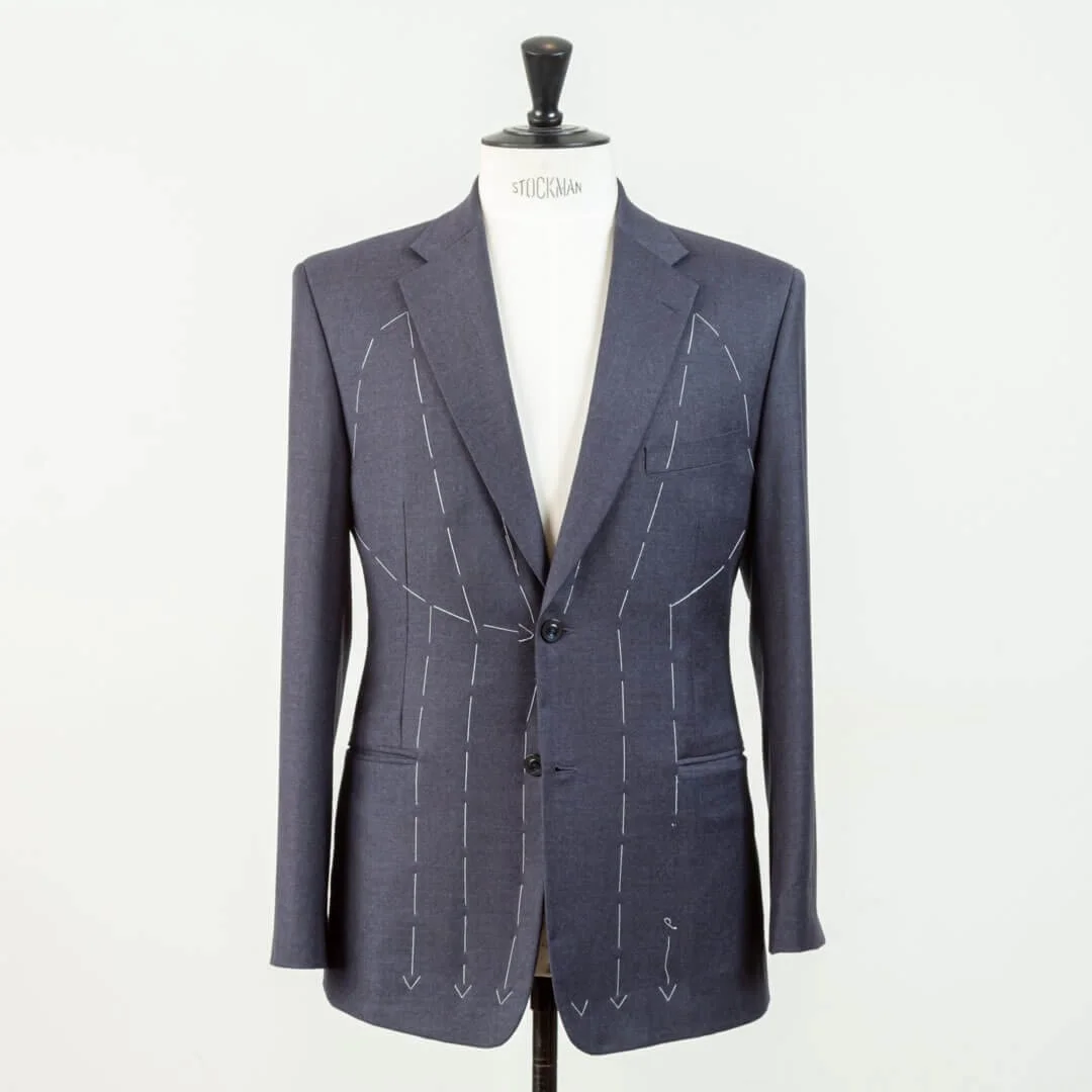 Air Force Blue Flannel Suit Zegna