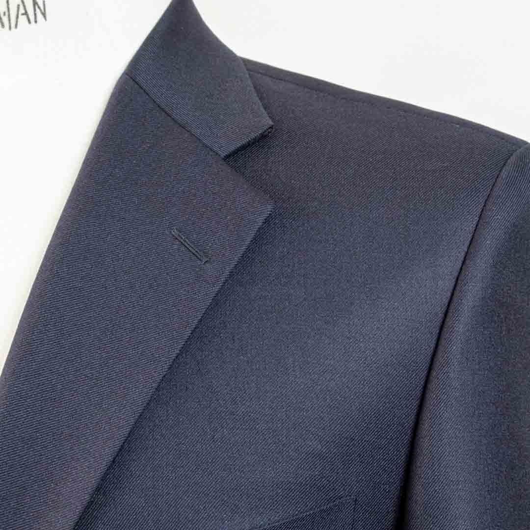 Dark Navy Midnight Blue Suit 3 Buttons — Bespoke Tailor for Custom ...