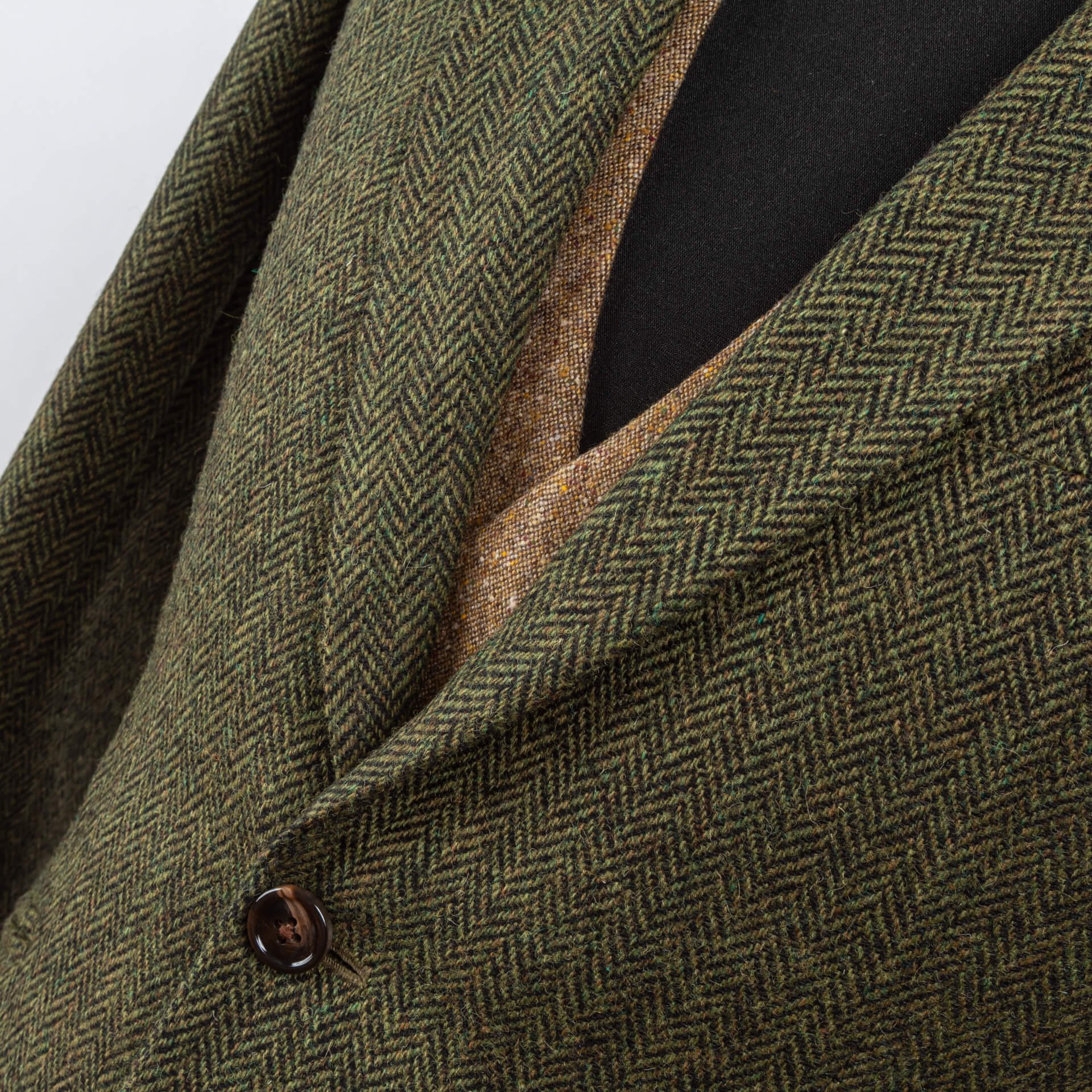 Olive Green Wedding Suit Tweed