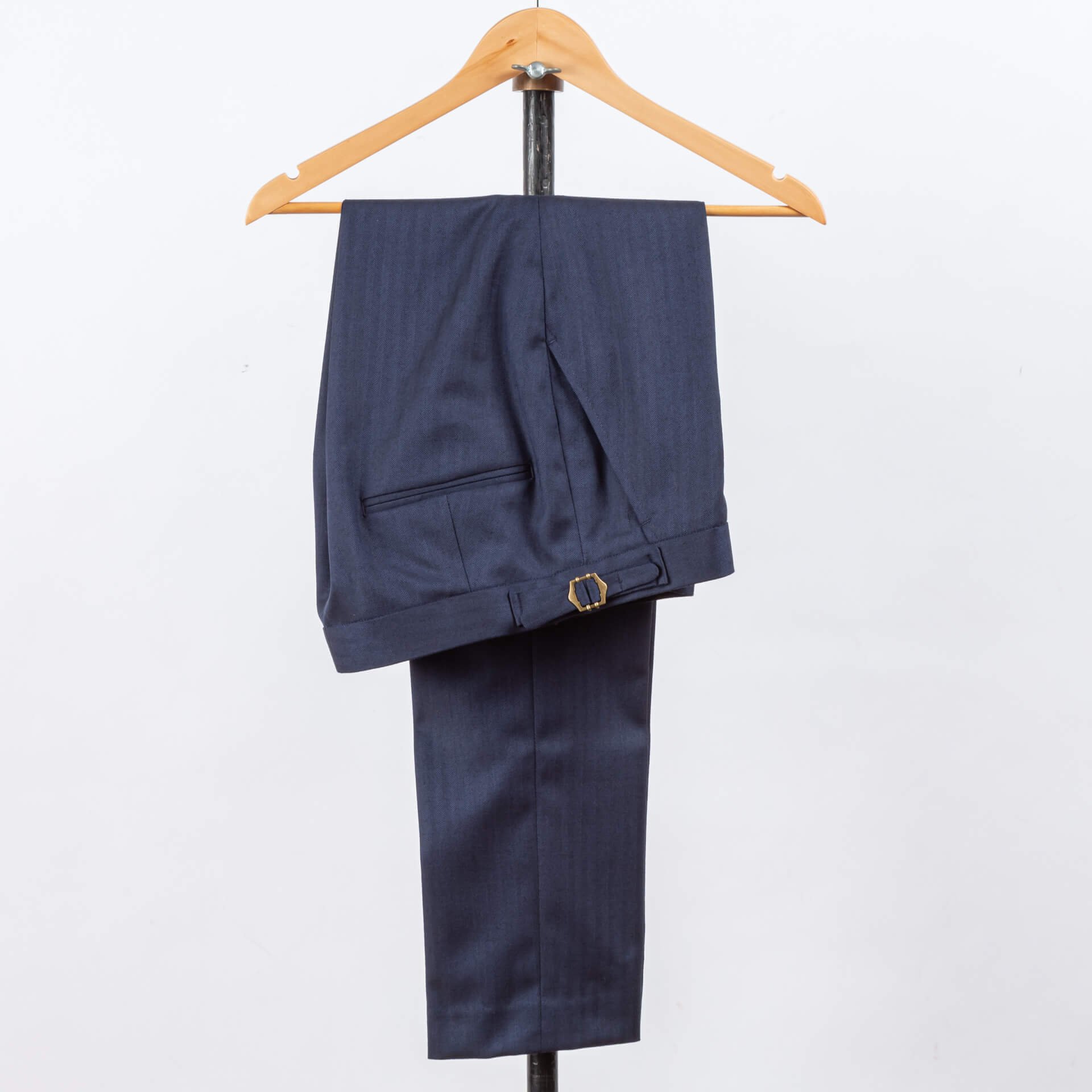 Suit Bright Navy Herringbone — Bespoke Tailor for Custom Suits & Shirts.