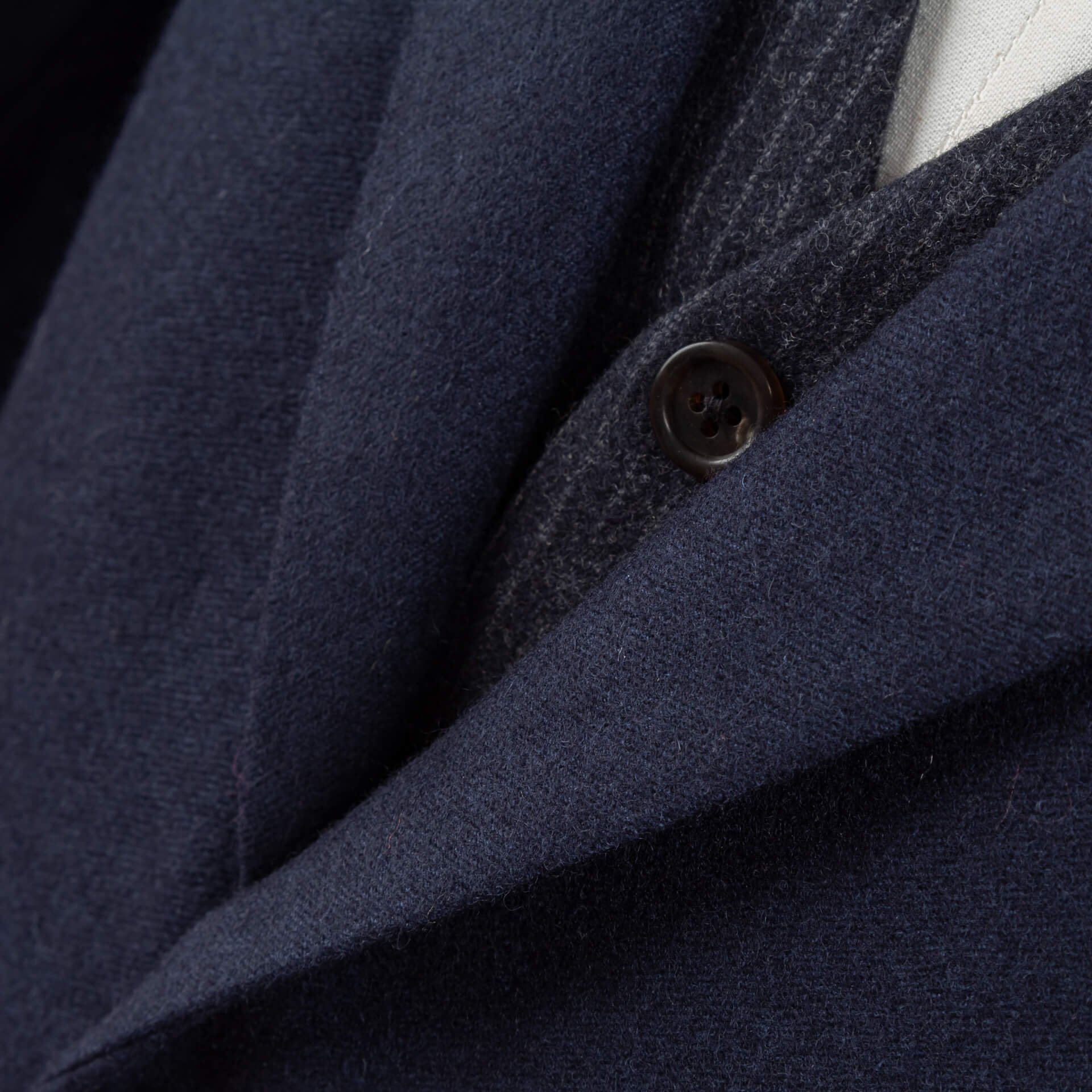 Jacket Blue Melange - Waistcoat and Trousers Pinstripe