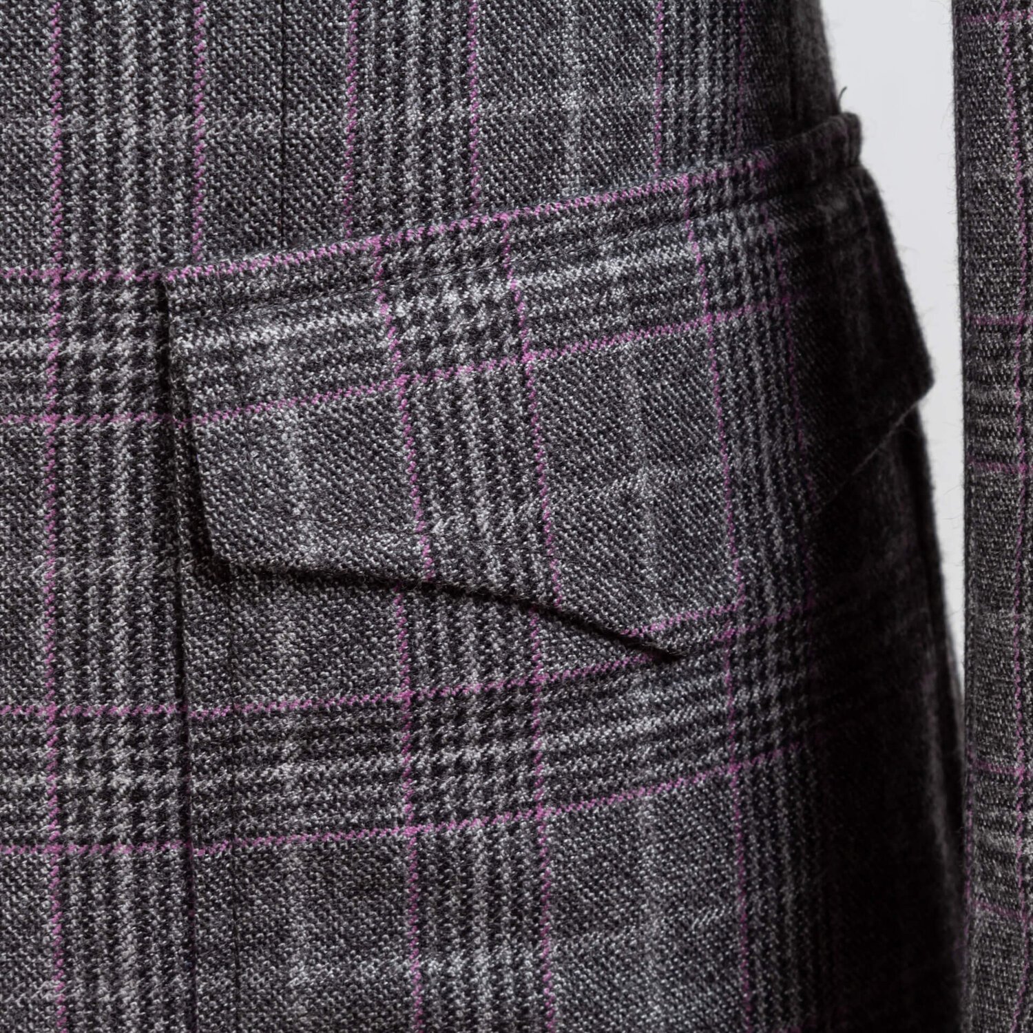Jacket Wool Cashmere Check