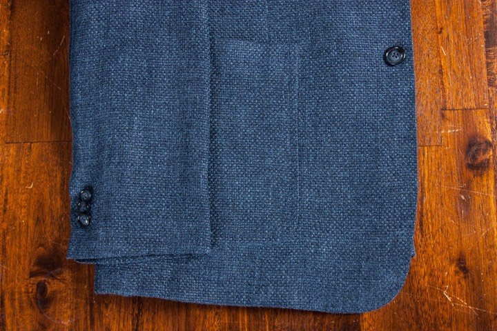 Blazer Sports Jacket Half Lined Tailored Linen Wool Silk Piacenza 1733 Cartagena