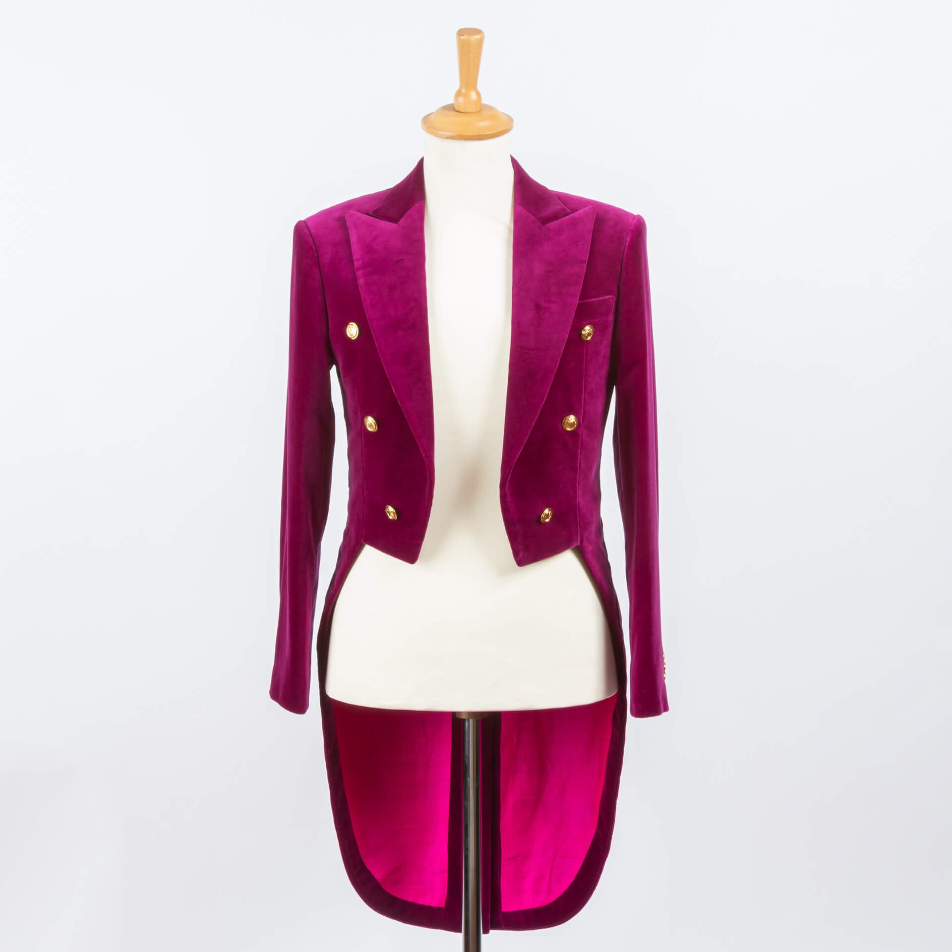 Tailcoat Velvet Fuchsia Concert Attire