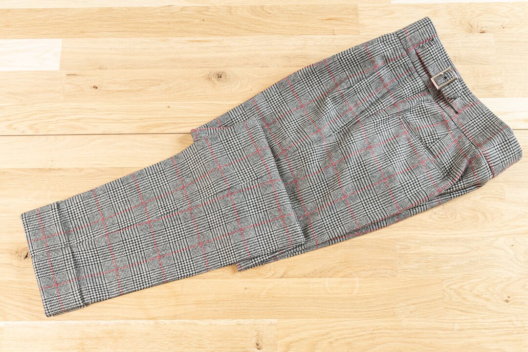 Trousers With Gurkha Closing In Flannel