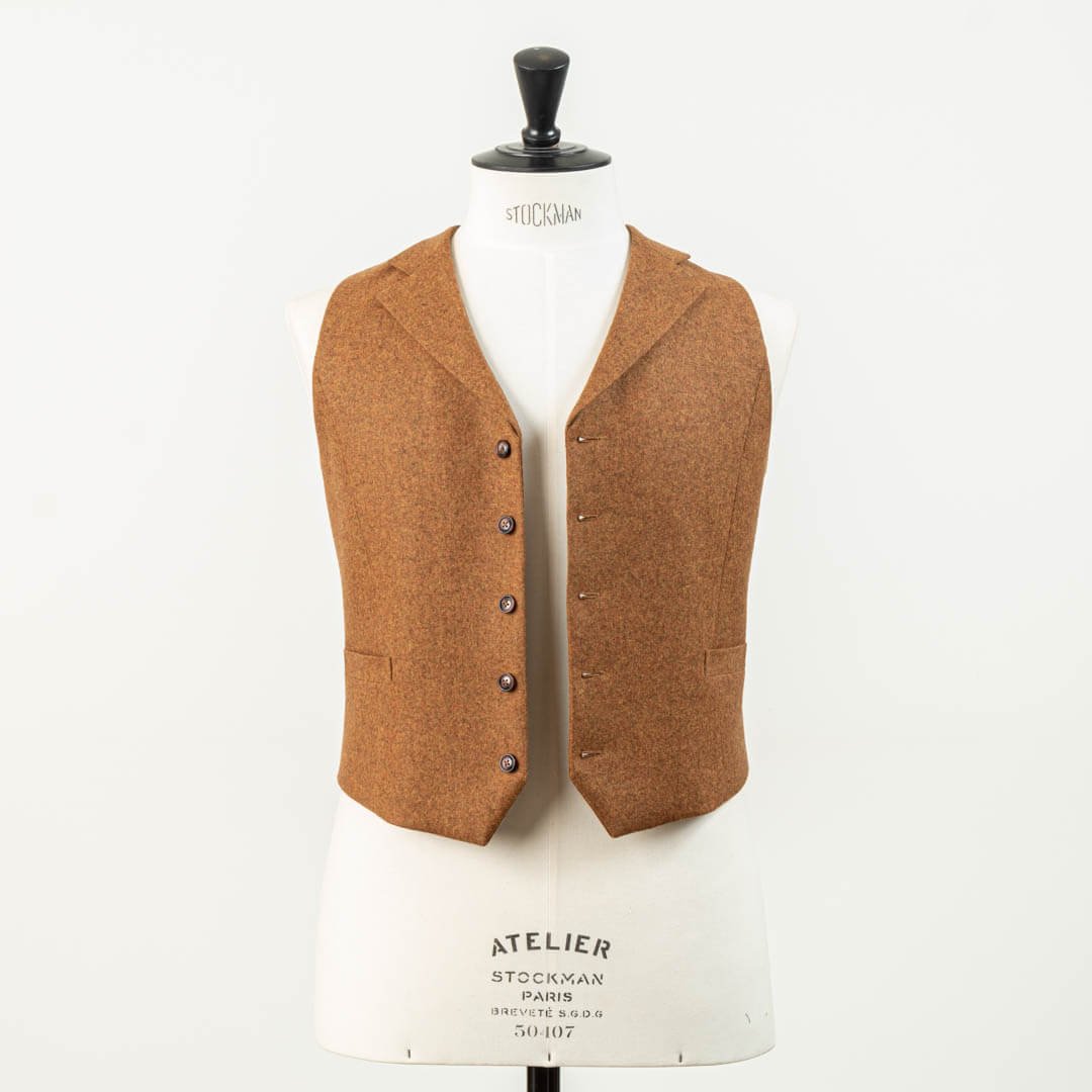 Flannel Waistcoat With Lapels
