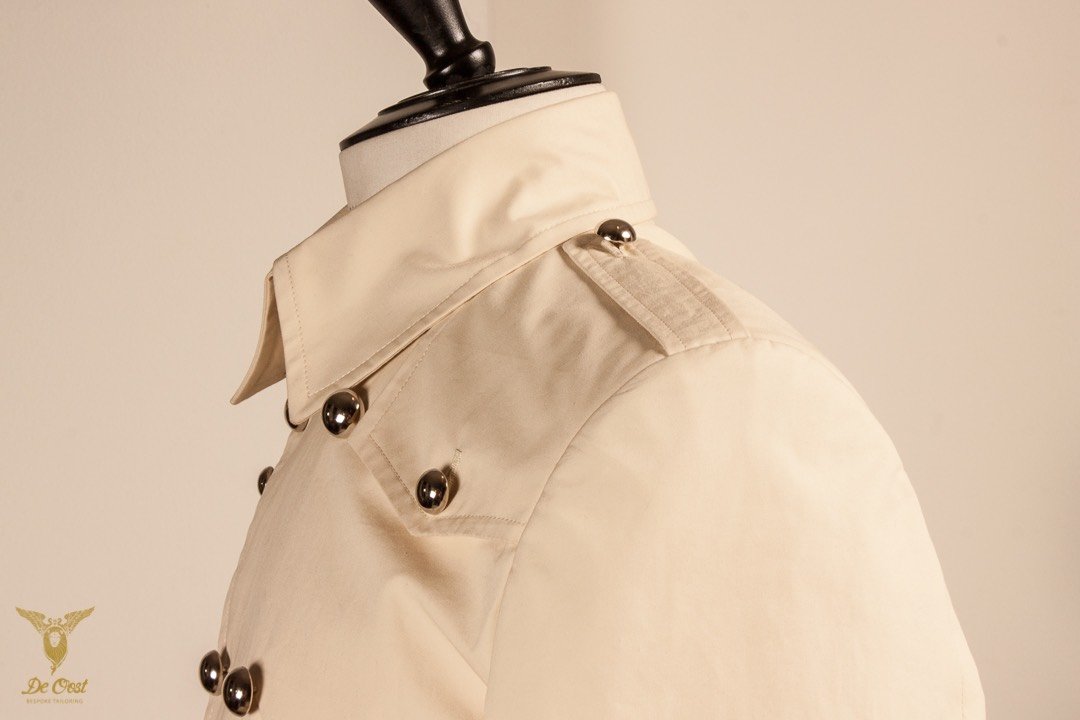 Trenchcoat Raincoat in Heavy Cotton