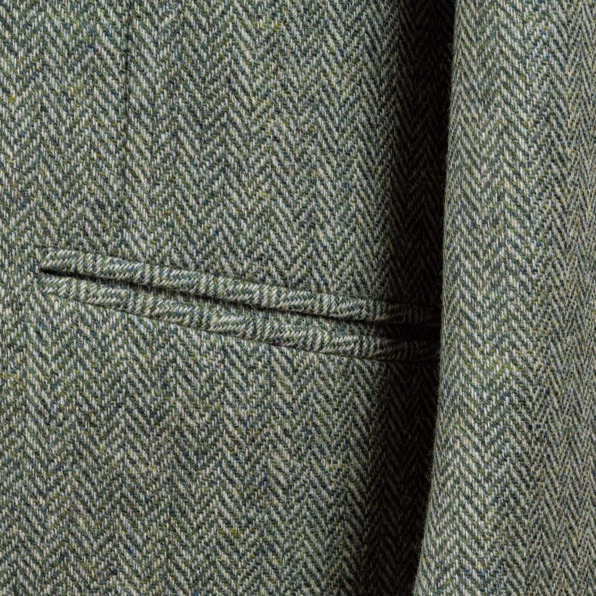 Tweed Coat Nehru Collar