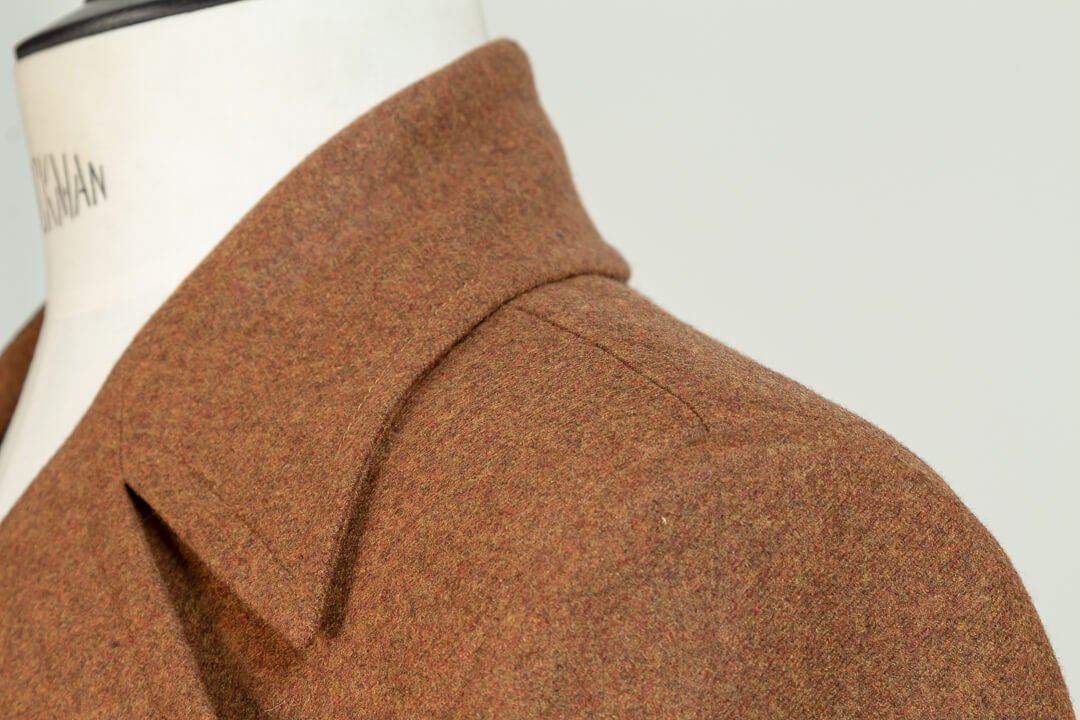 Overcoat Double Breasted 6x2 Flannel Bright Tan Twill