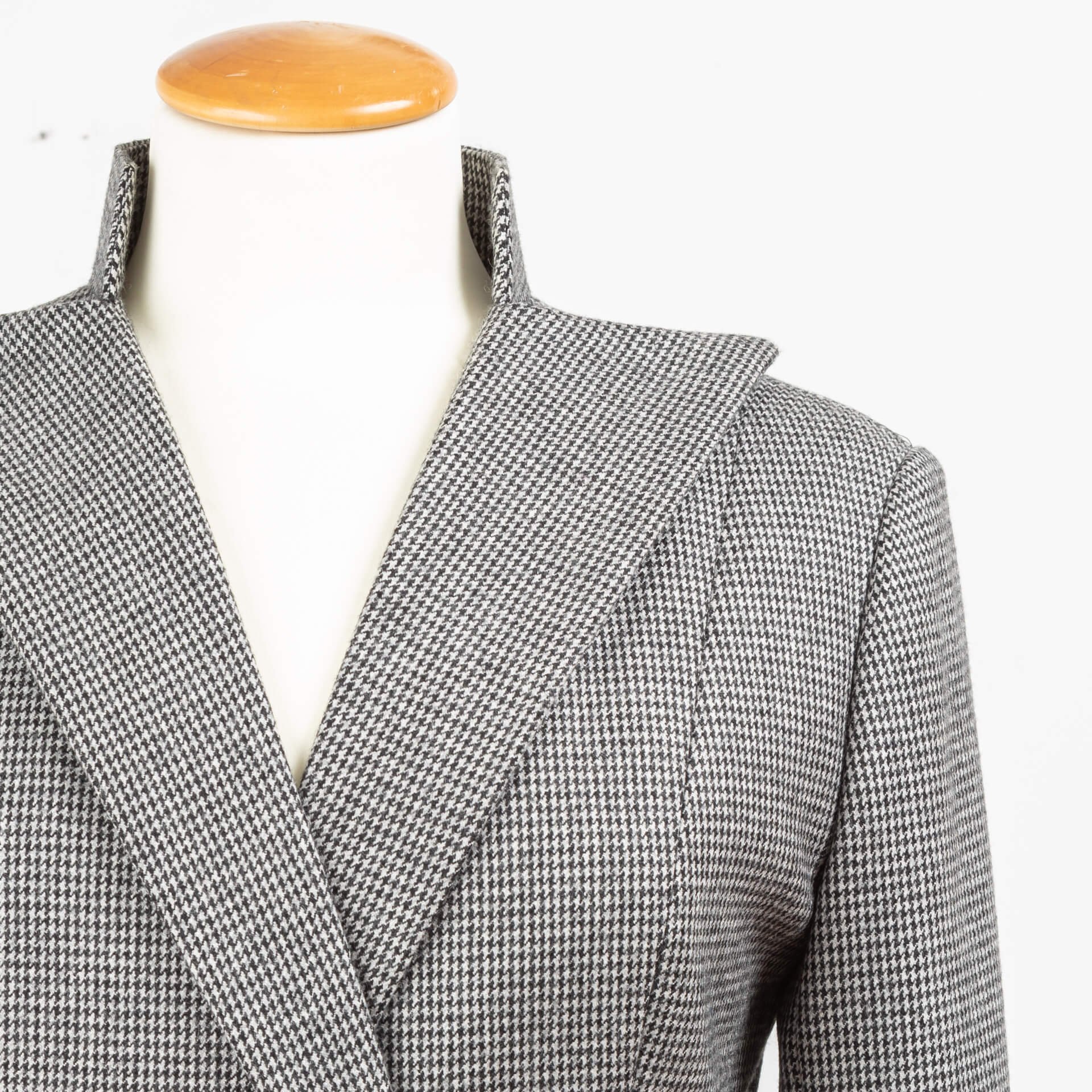 Blazer Double Breasted Stand-Up Collar