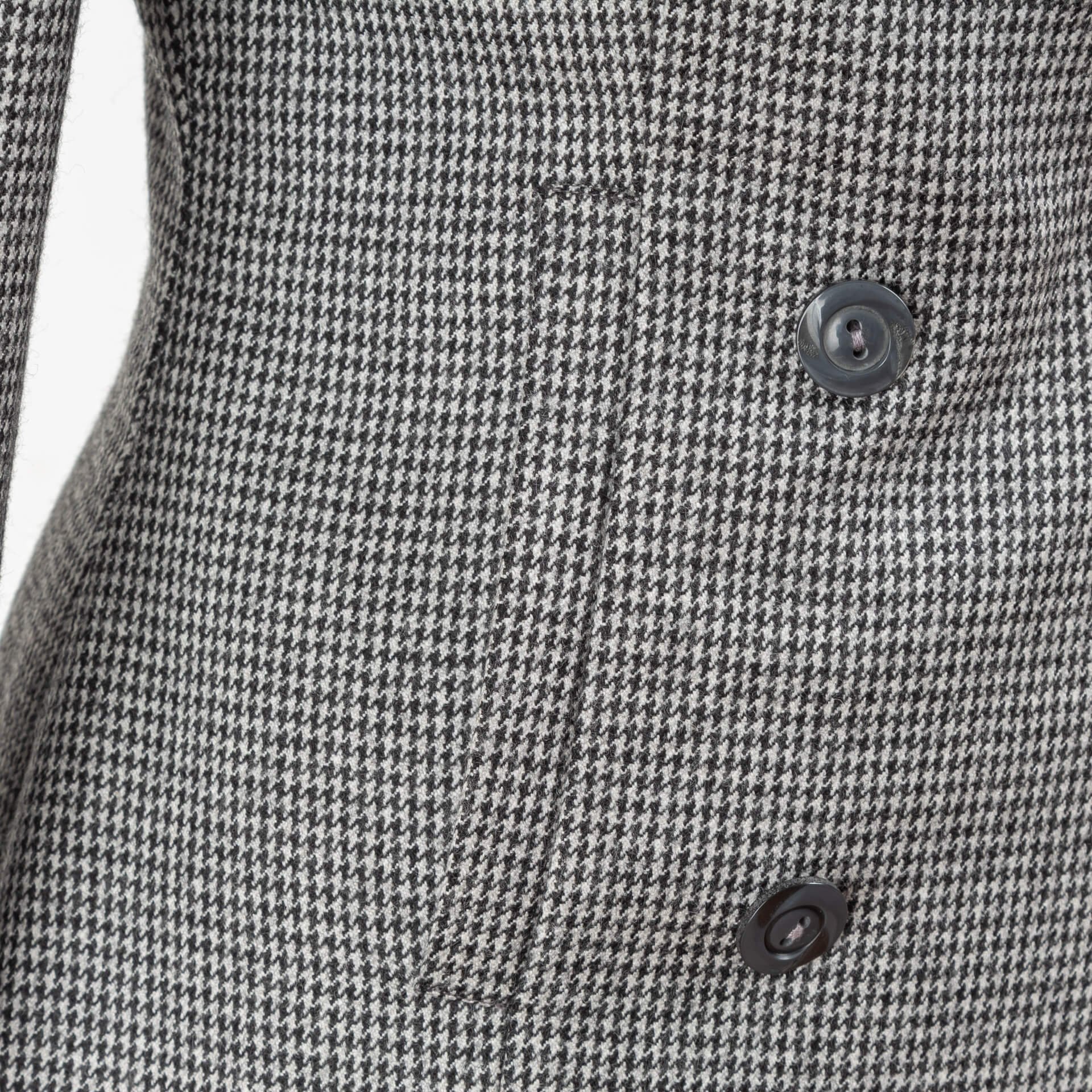 Blazer Double Breasted Stand-Up Collar