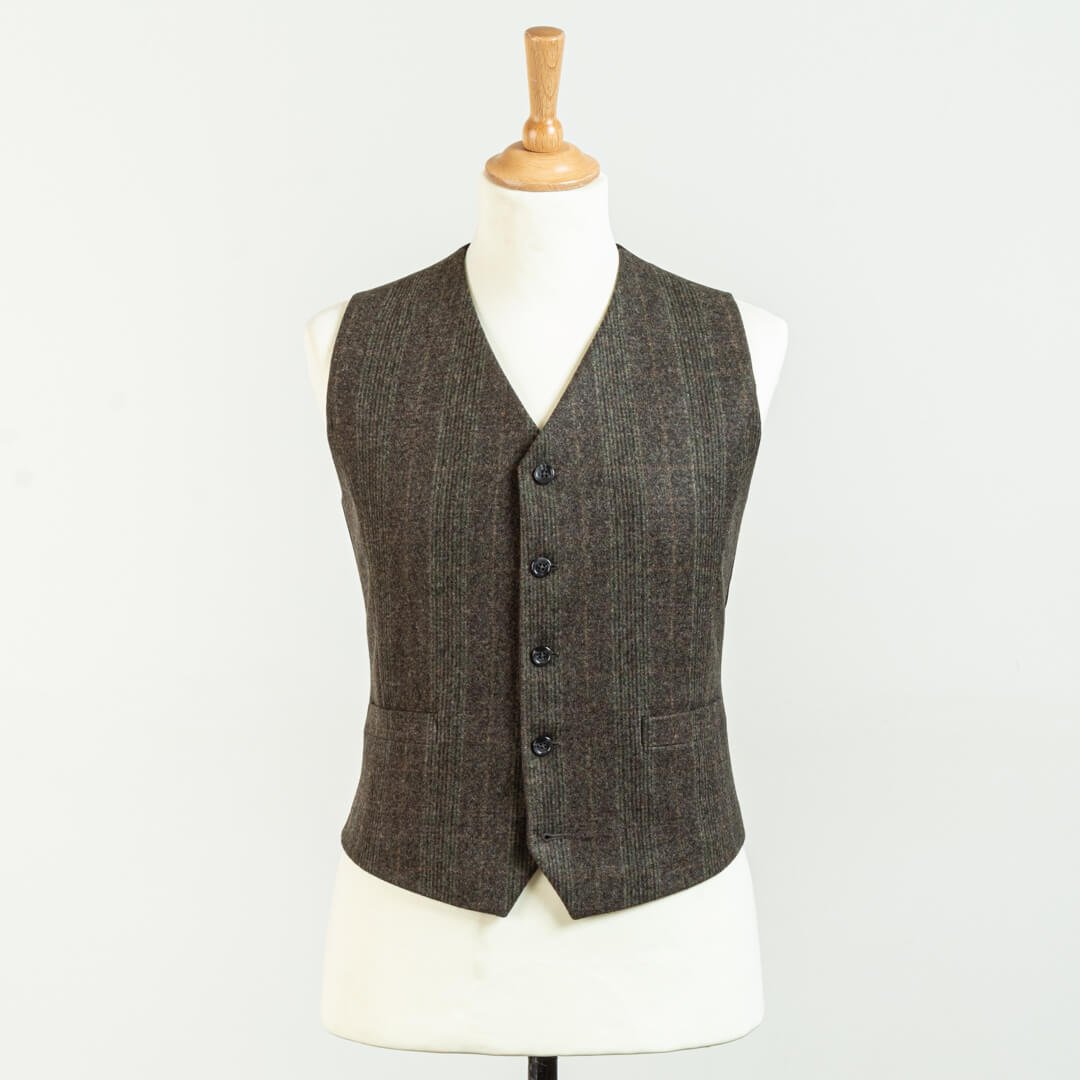 Peaky Blinders Waistcoat Flannel Vintage