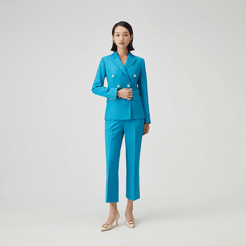 Ladies Bespoke Suit Azure