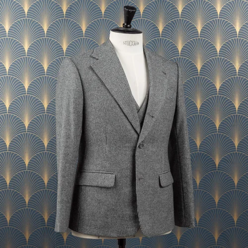20s30s Double 刺々しい Brest Wool Jacket