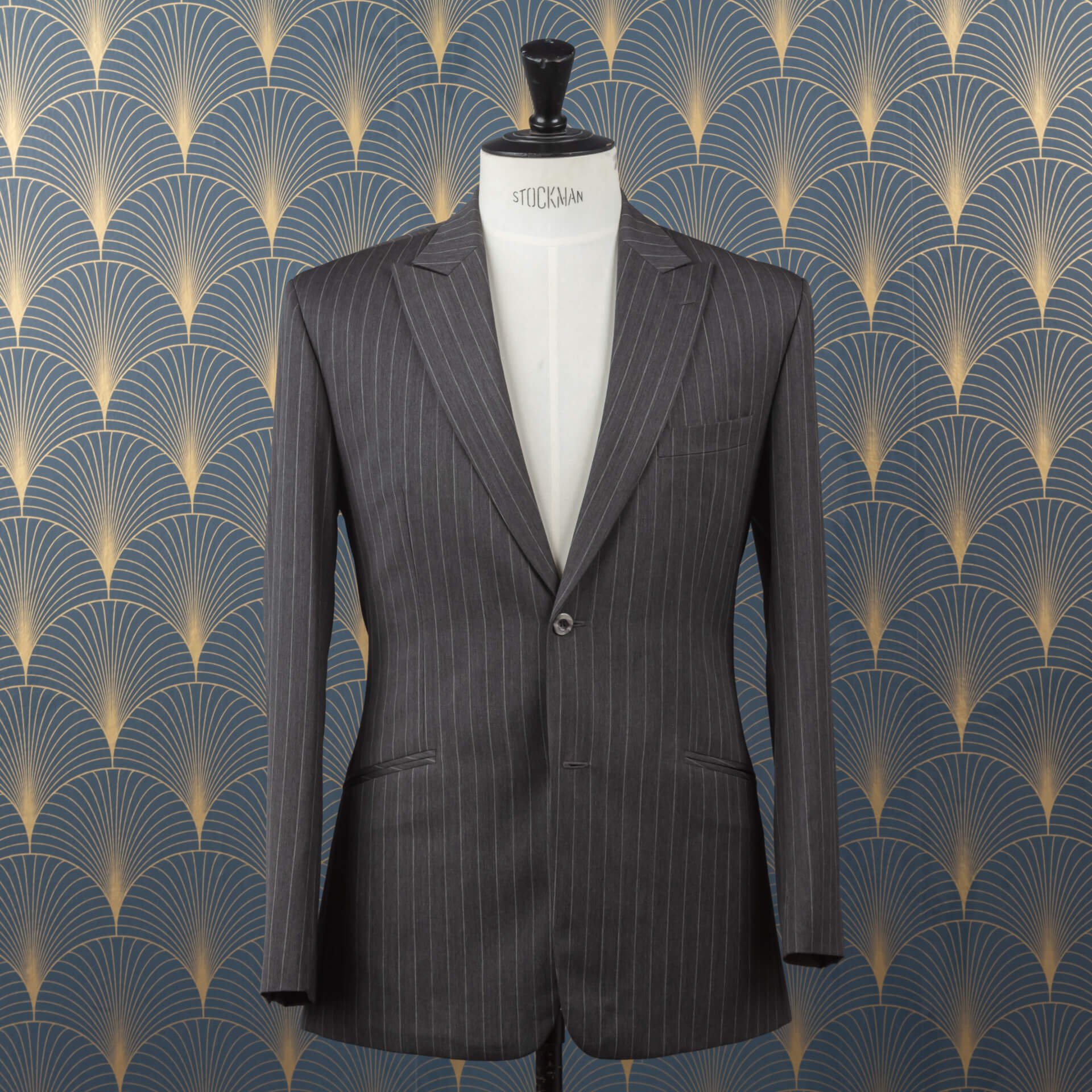 Grey Chalkstripe Suit