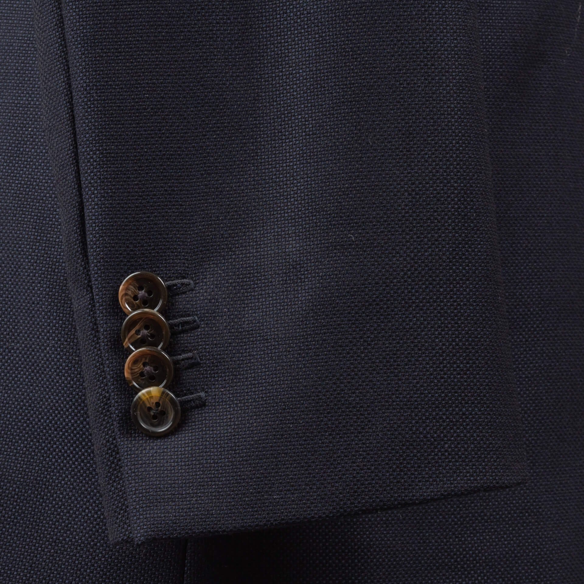 Bespoke Suit Midnight Blue Hopsack — De Oost Bespoke Tailoring