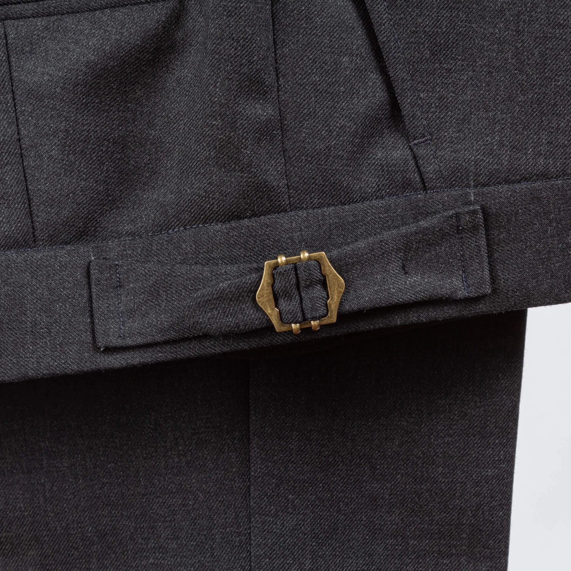 Ladies Trousers Wool Charcoal