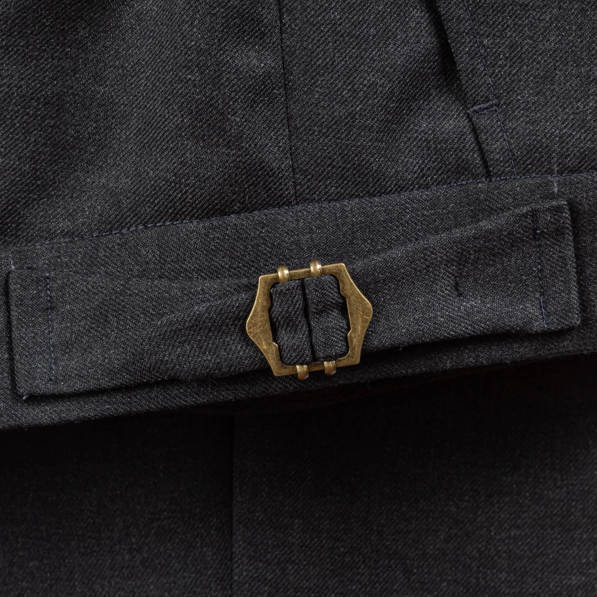 Ladies Trousers Wool Charcoal