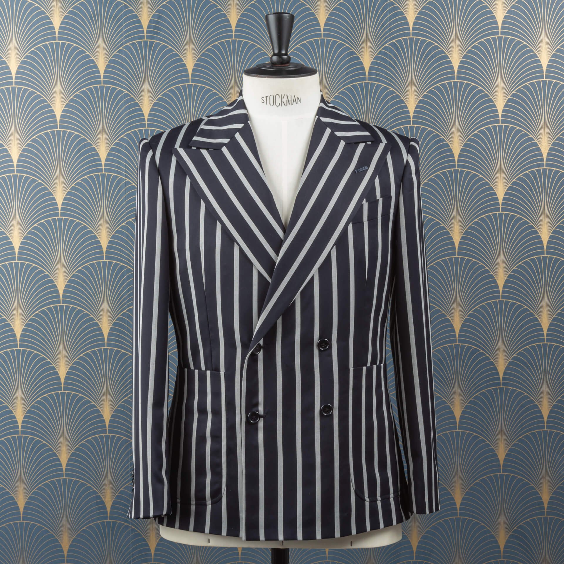 Blazer Stripe Double-Breasted Suit