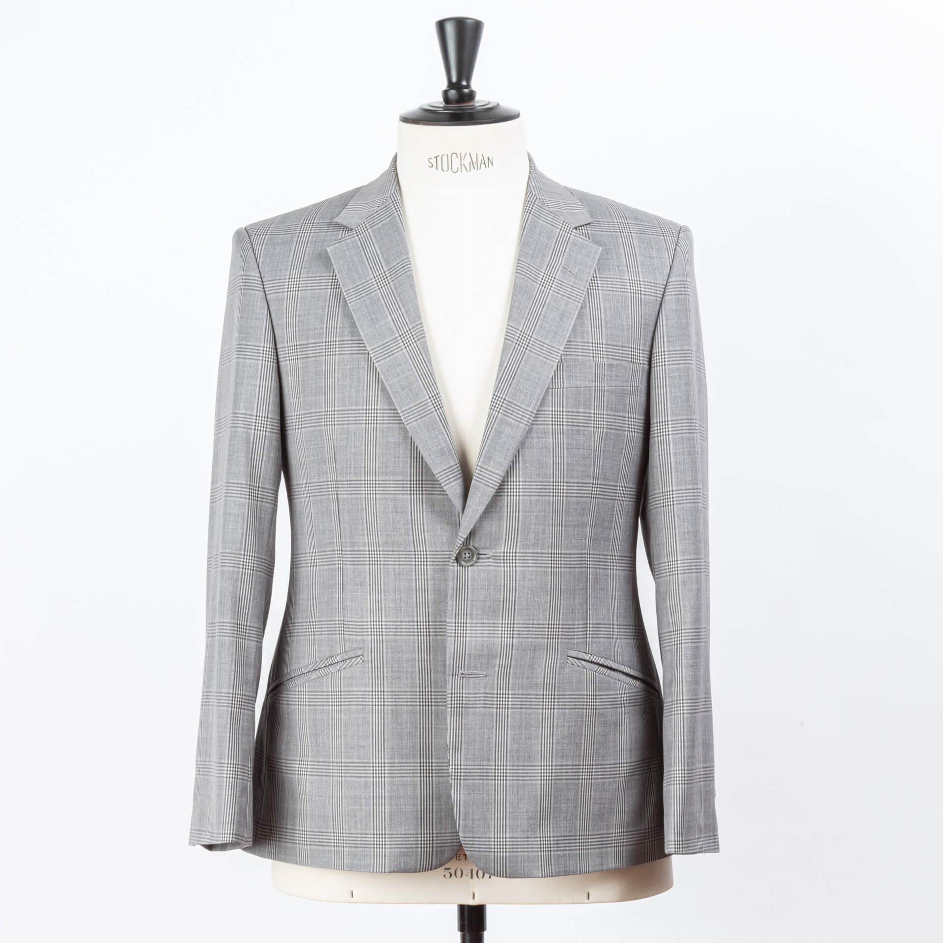 Wedding Suit: super 130s Grey Checks 18.jpeg