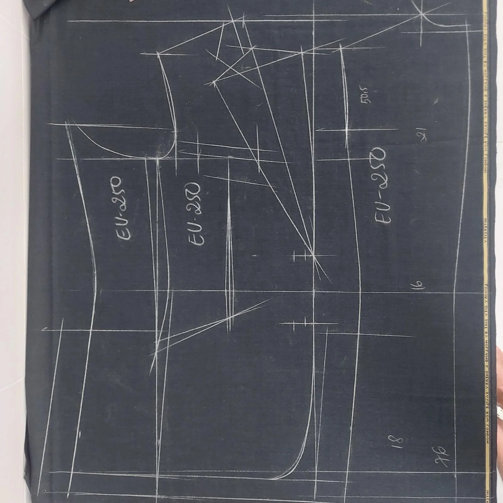 The beginning of every masterpiece. 

✂️ Tailoring starts here: with precision, skill, and care. Every chalked line tells a story of craftsmanship and attention to detail.

&bull; What do you notice first &mdash; the fabric or the pattern?

🔗 Read m