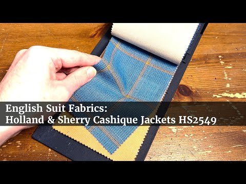 Holland & Sherry cloth for suit, jacket, blazers, vest Holland & Sherry cloth for suit, jacket, blazers, vest