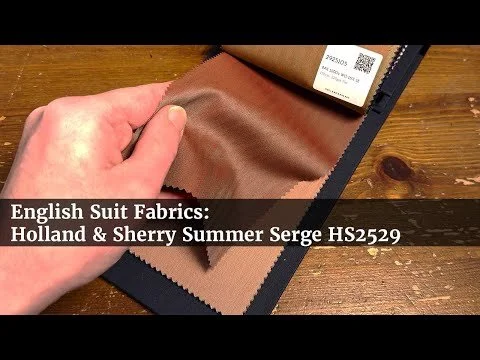 Holland & Sherry cloth for suit, jacket, blazers, vest, waistcoat