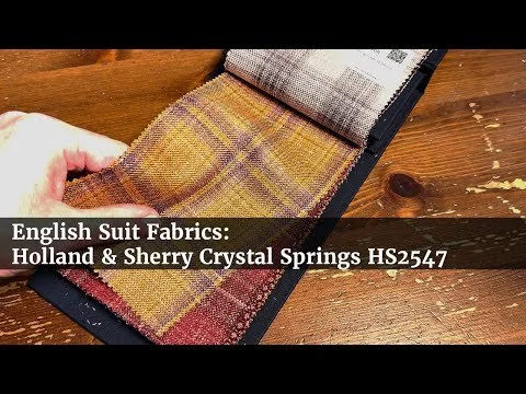 Holland & Sherry cloth for suit, jacket, blazers, vest, waistcoat