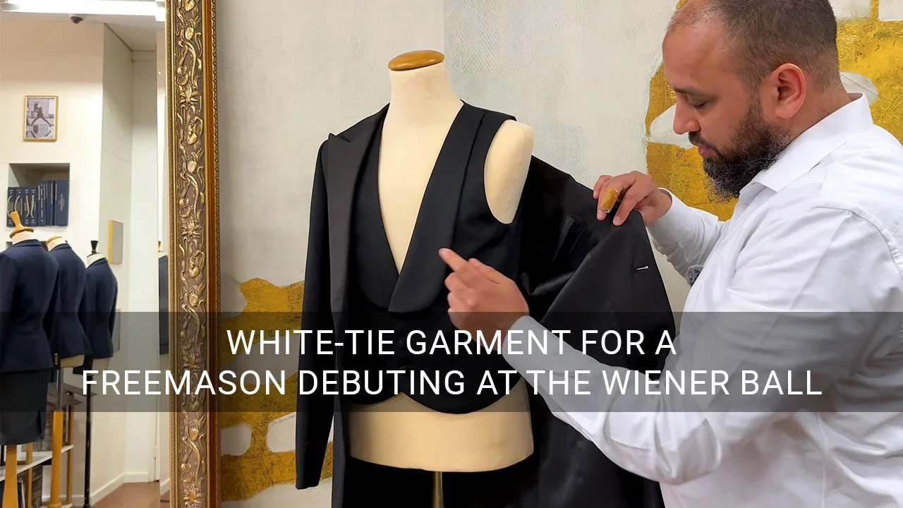 A Three-Piece Bespoke Suit for the Wiener Ball in Vienna