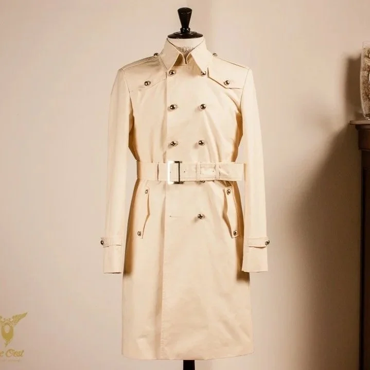 Trenchcoat Raincoat in Heavy Cotton