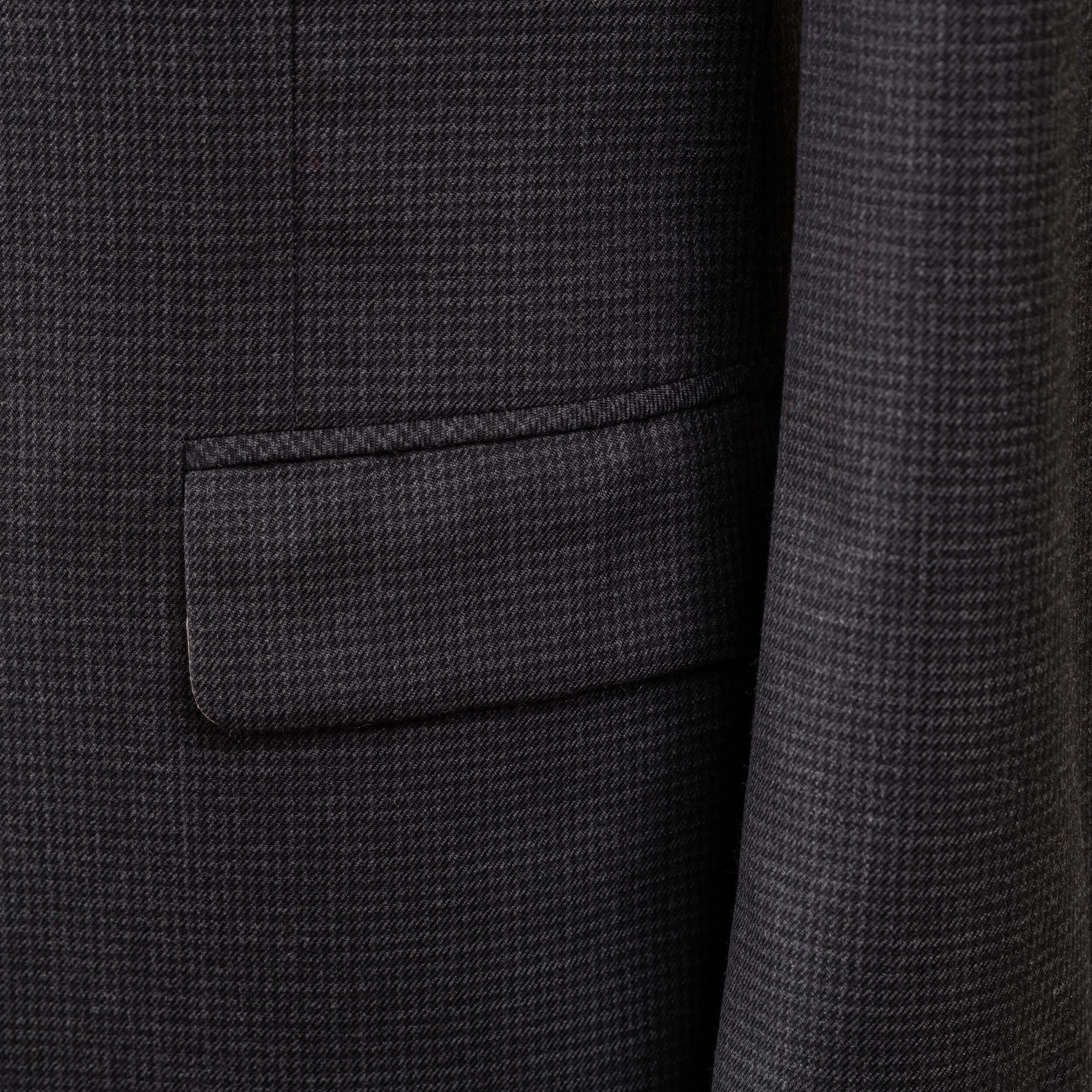 Bespoke Wedding Suit - Charcoal Puppytooth (Holland & Sherry)