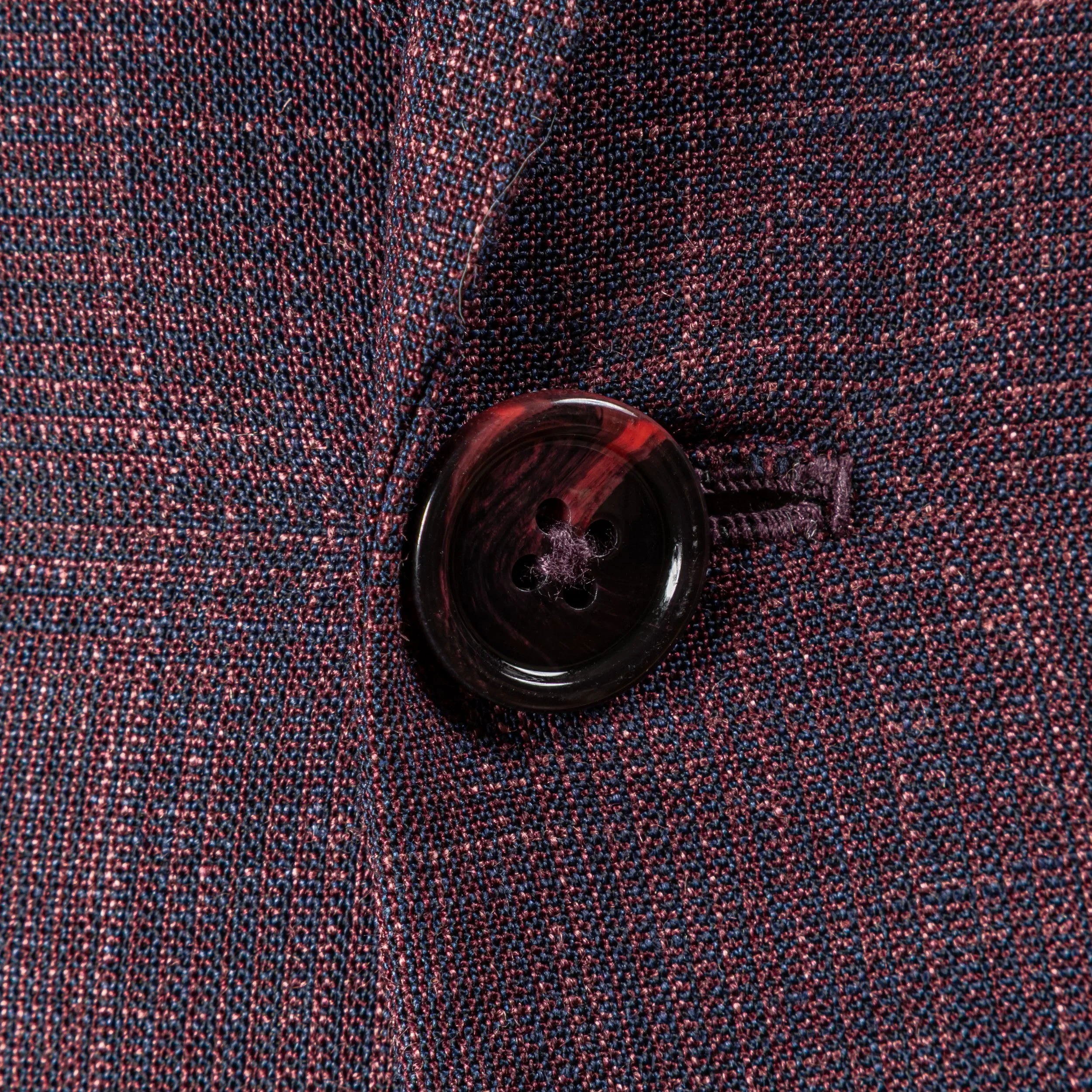 Bespoke Wedding Suit Aubergine, Wool, Linen and Silk (Caccioppoli Napoli)-9.jpg