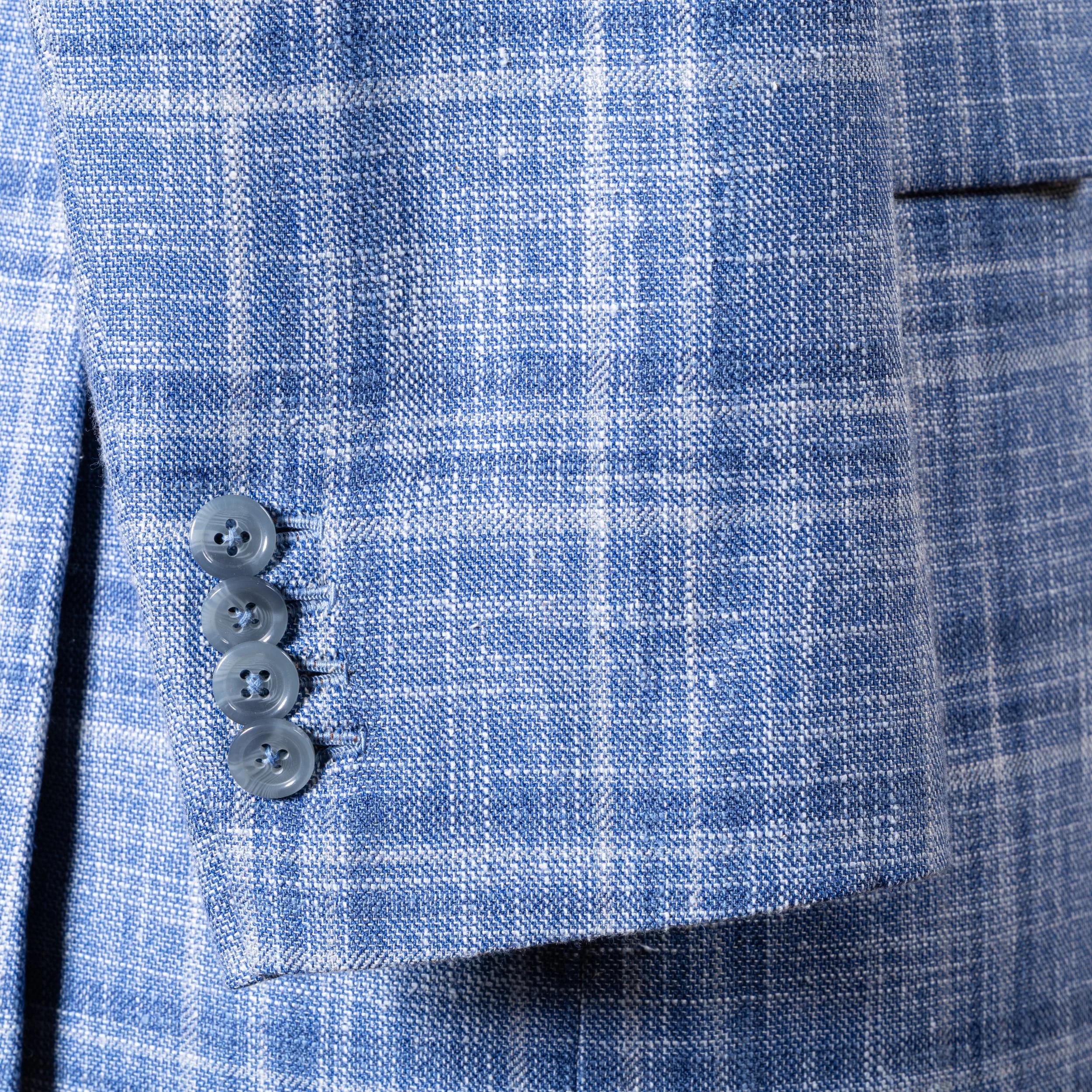 Bespoke Jacket Wool Cotton Silk (Caccioppoli Napoli) 11.jpg