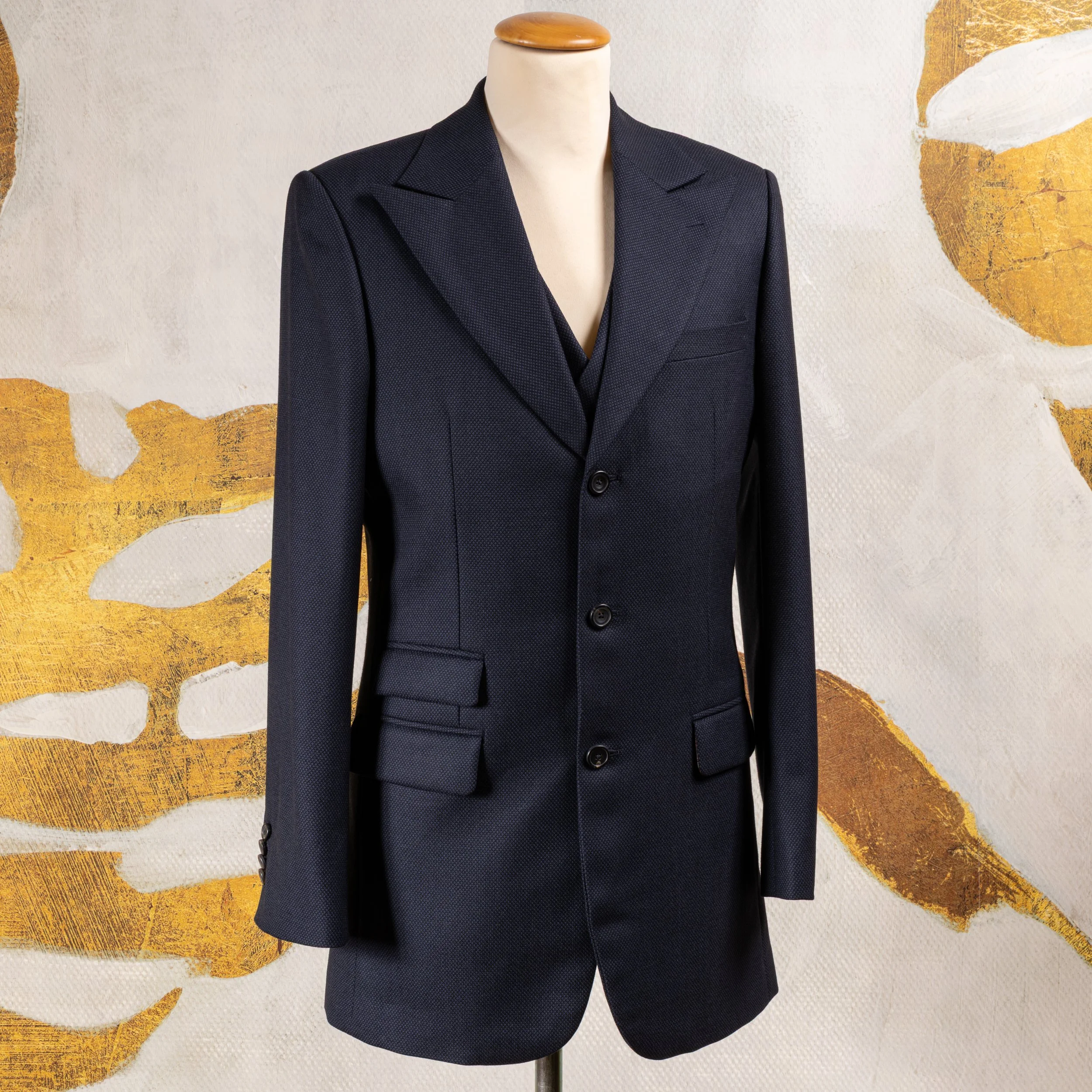 Bespoke Three Piece Suit in Birdseye Wool, a 1950s Inspired Silhouette (Holland & Sherry)-30.jpg