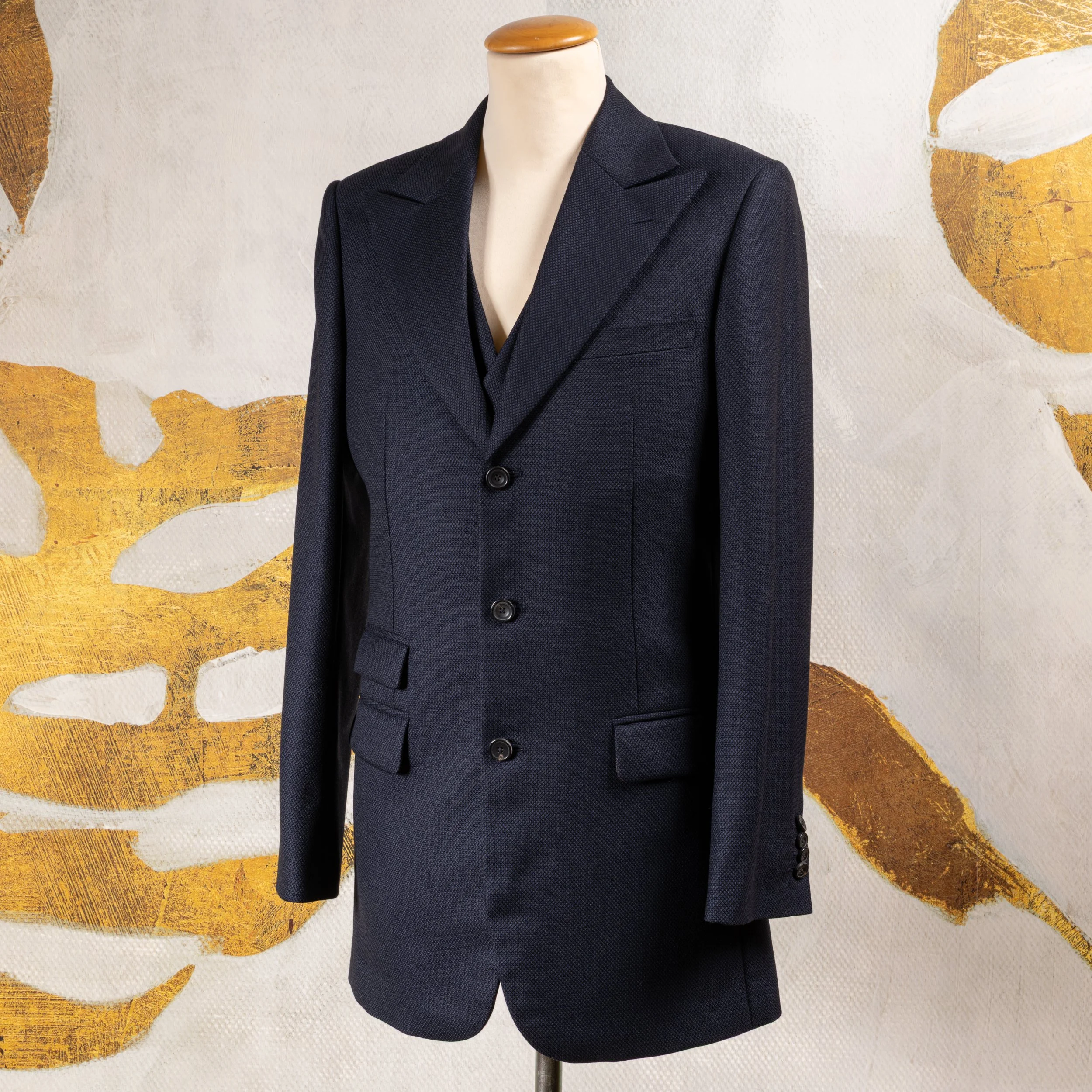 Bespoke Three Piece Suit in Birdseye Wool, a 1950s Inspired Silhouette (Holland & Sherry)-31.jpg