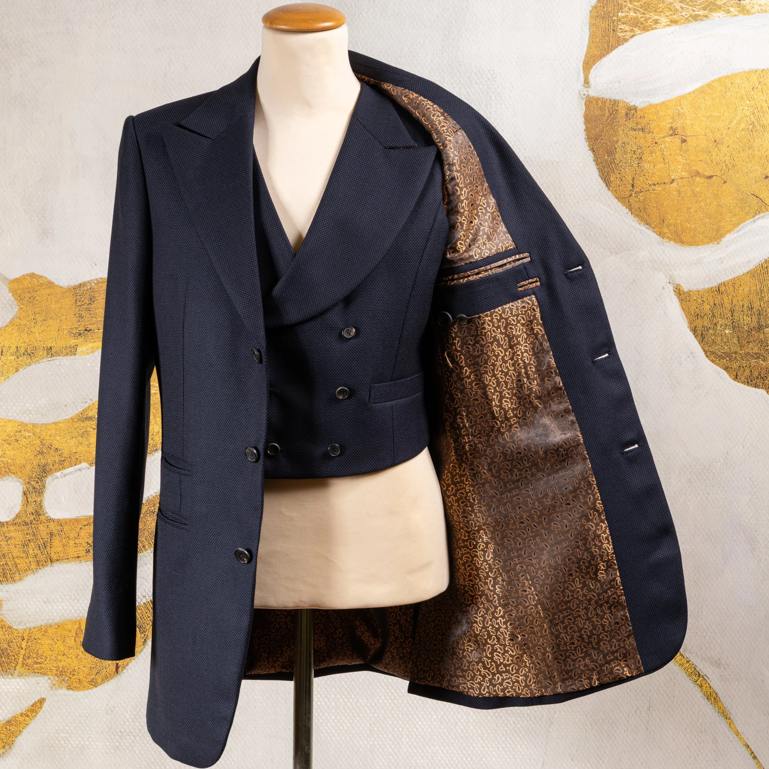 Bespoke Three Piece Suit in Birdseye Wool, a 1950s Inspired Silhouette (Holland & Sherry)-35.jpg