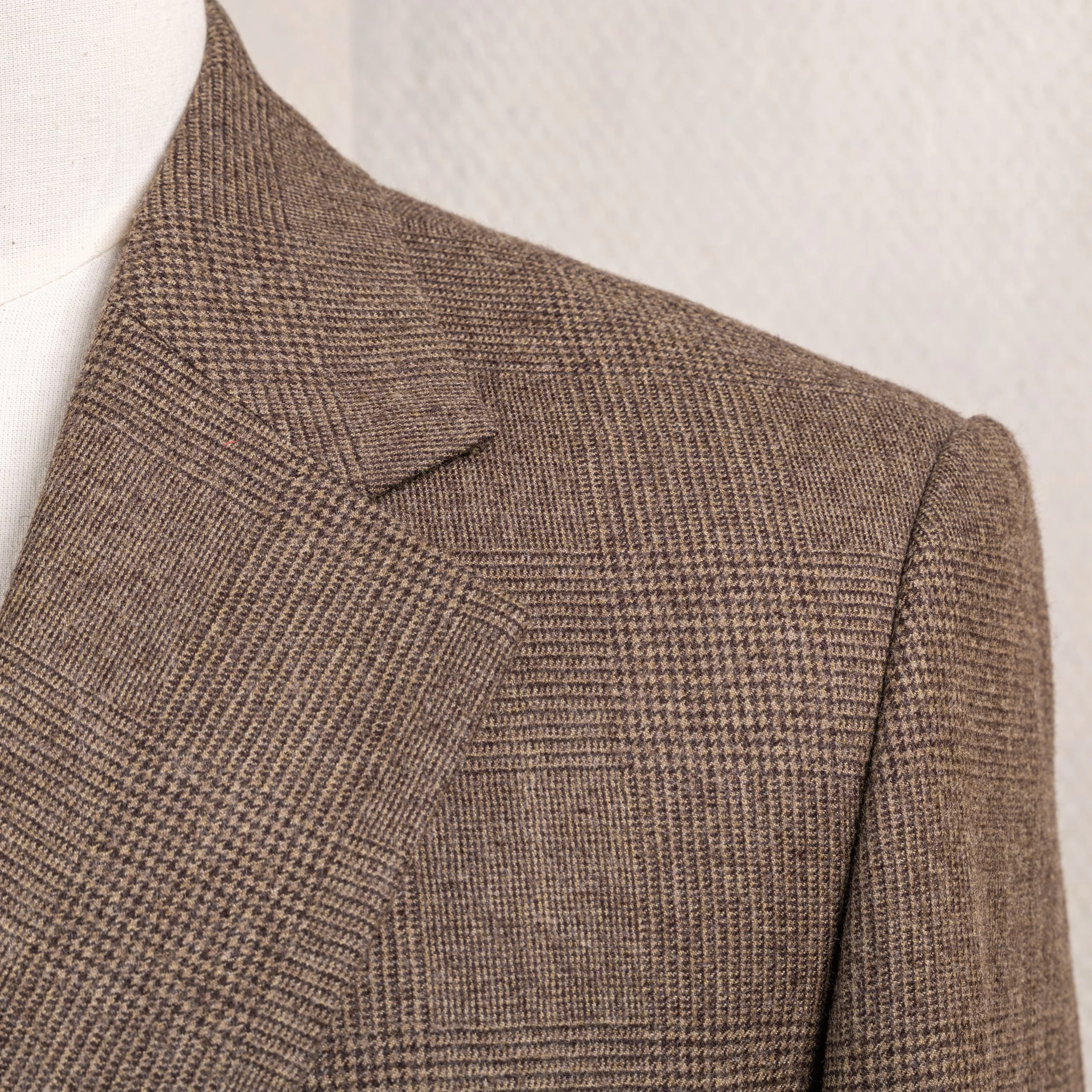Brown 3-Piece Suit in Glen Check Flannel, Fox Brothers-3.jpg