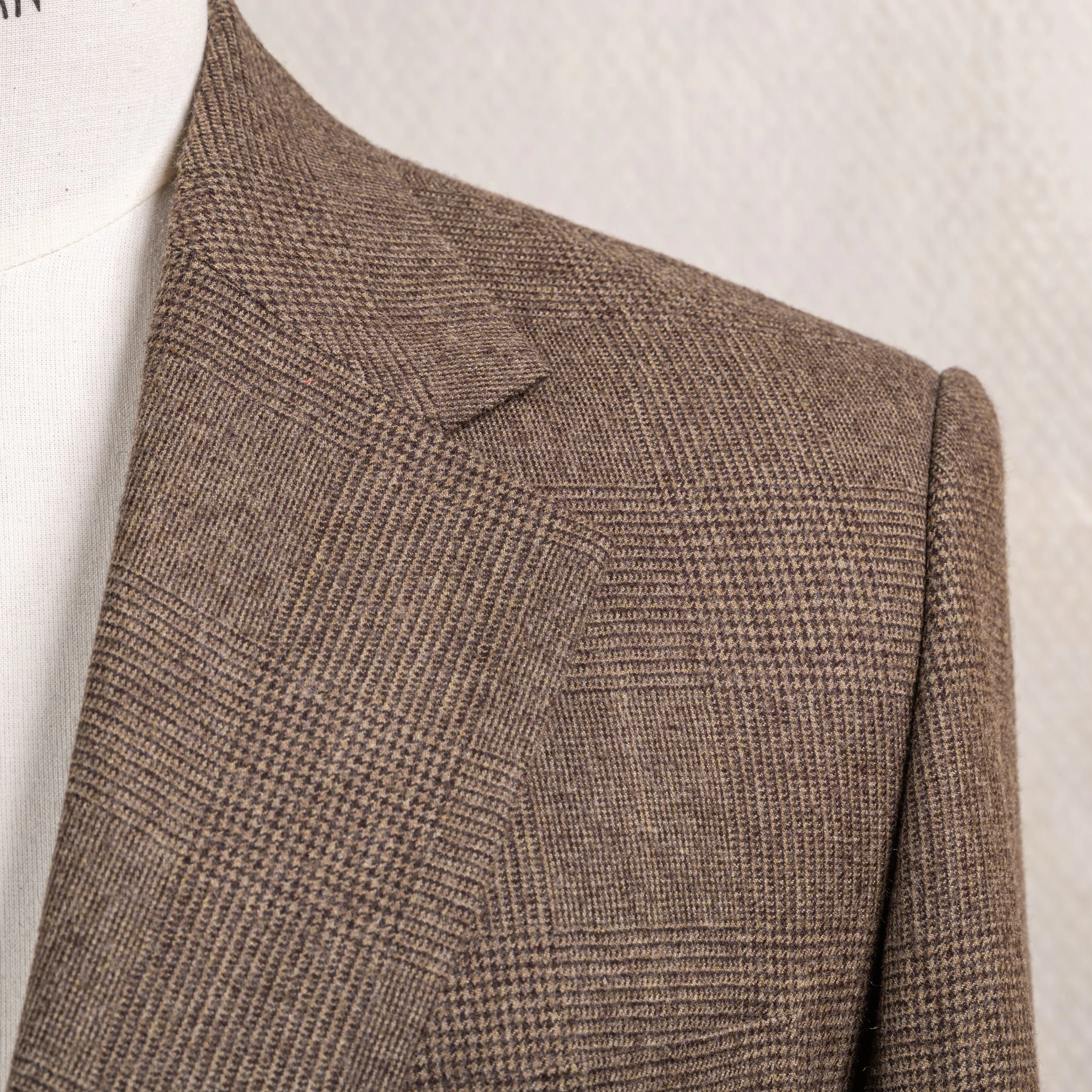 Brown 3-Piece Suit in Glen Check Flannel, Fox Brothers-6.jpg