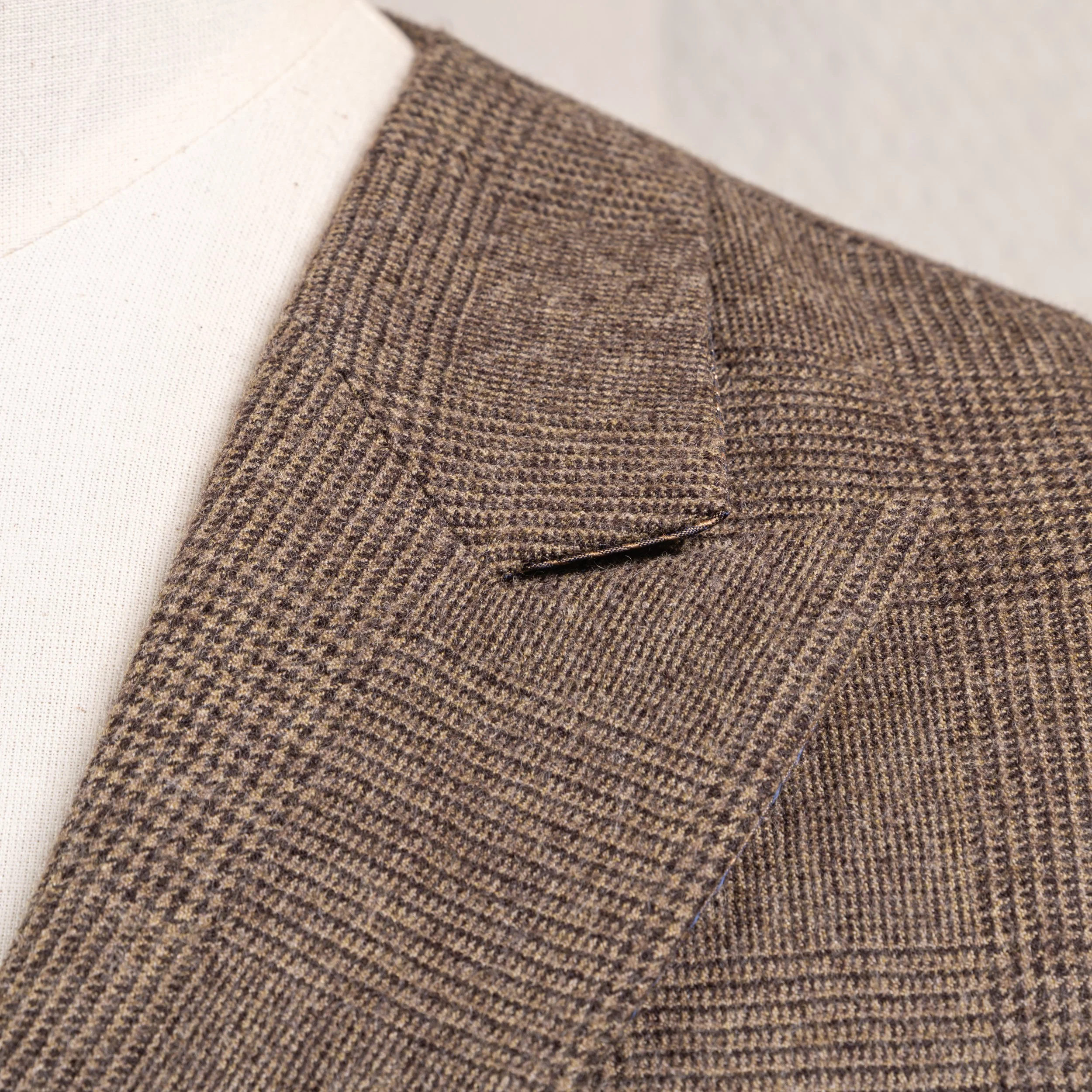 Brown 3-Piece Suit in Glen Check Flannel, Fox Brothers-25.jpg