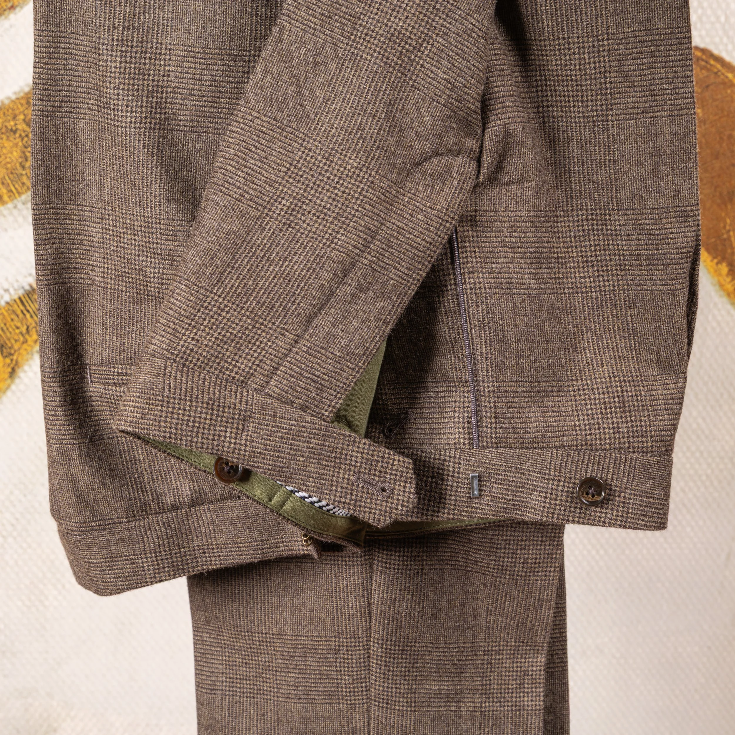 Brown 3-Piece Suit in Glen Check Flannel, Fox Brothers-38.jpg